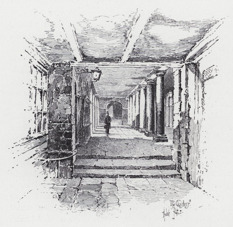 The Cloisters (engraving) بواسطة هربرت (بعد) رايلتون