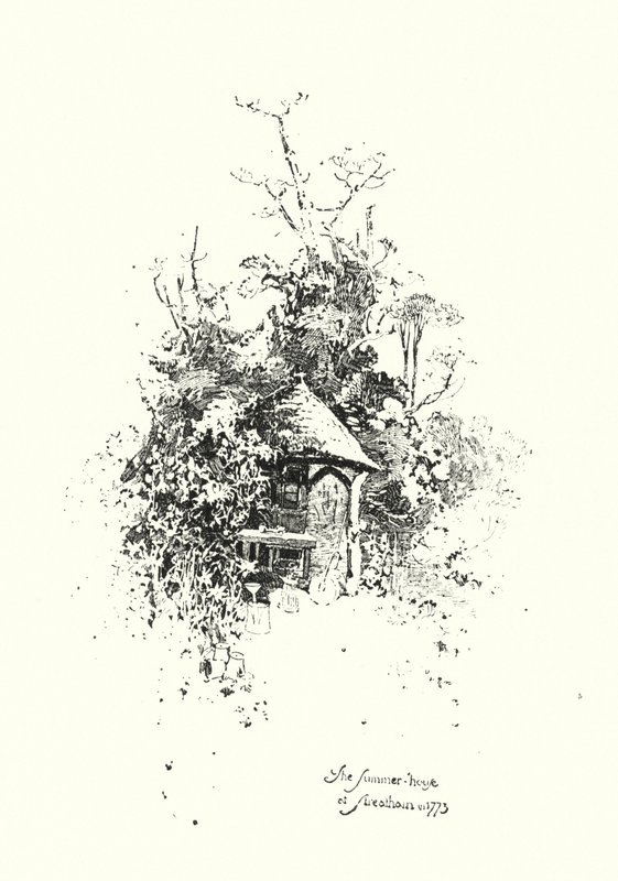The Summer House, at Streatham, in 1773 (litho) بواسطة هربرت (بعد) رايلتون