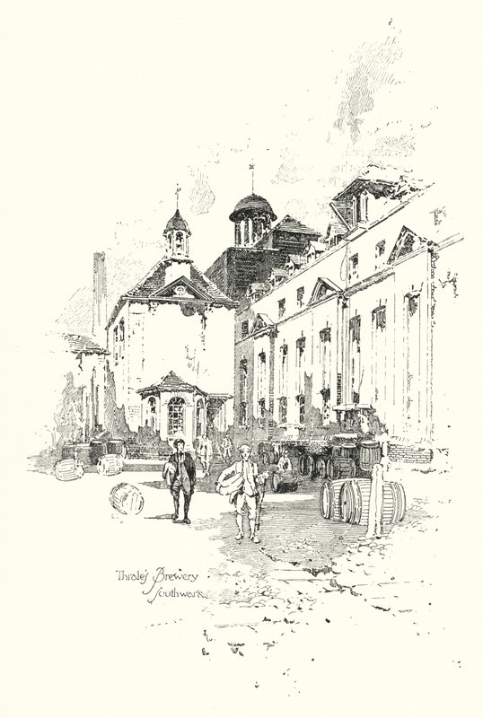 Thrale’s Brewery ، ساوثوارك ، لندن (ليتو) بواسطة هربرت (بعد) رايلتون