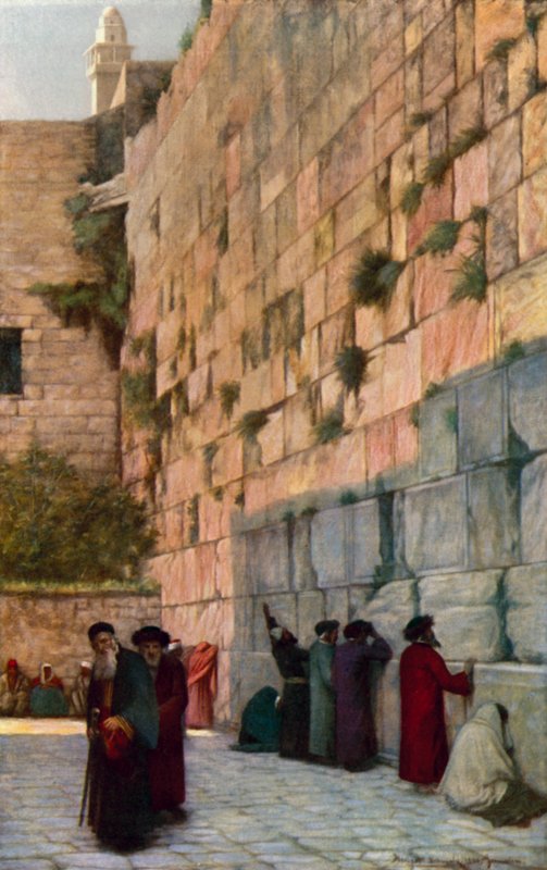 سور الرثاء ، القدس بواسطة هربرت جوستاف بعد شمالز
