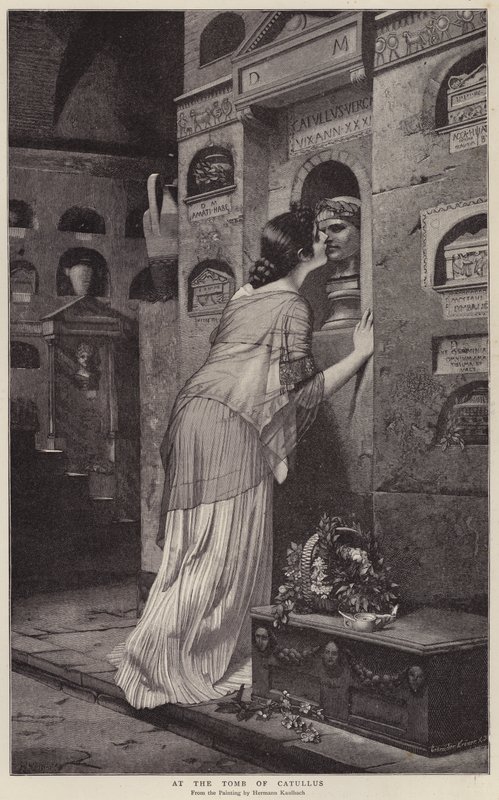 في قبر Catullus (نقش) بواسطة هيرمان كولباتش