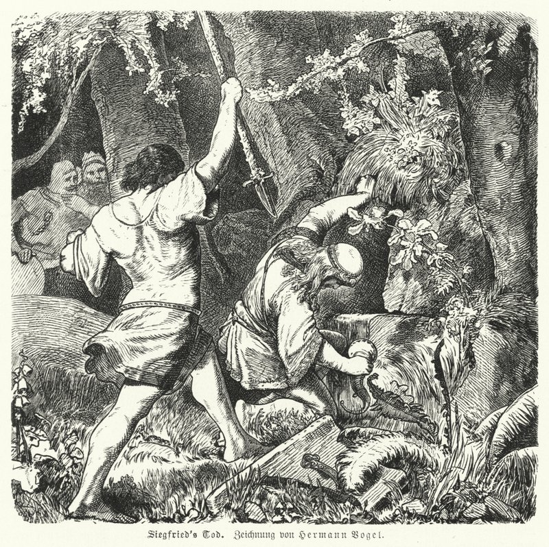 وفاة Siegfried بواسطة هيرمان فوجل