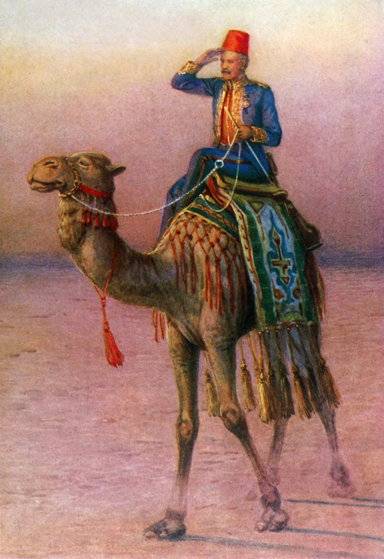 الجنرال جوردون في الصحراء (لون ليثو) بواسطة هوارد ديفي