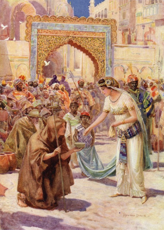 سانت جورج والأميرة صبرا (لون ليثو) بواسطة هوارد ديفي