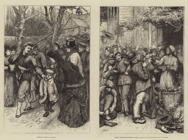 مشاهد في فرنسا بواسطة Hubert von Herkomer