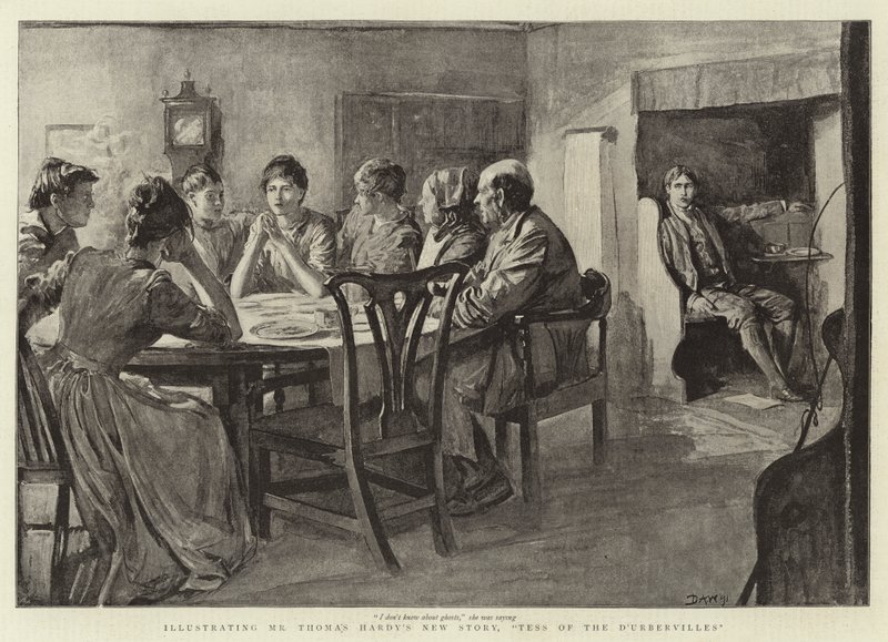 تيس من كوت urbervilles بواسطة Hubert von Herkomer