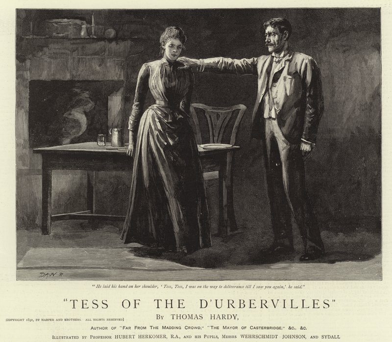 تيس من كوت urbervilles بواسطة Hubert von Herkomer