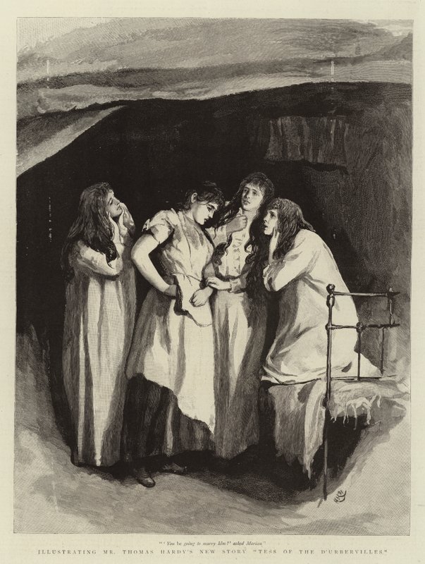 تيس من كوت urbervilles بواسطة Hubert von Herkomer
