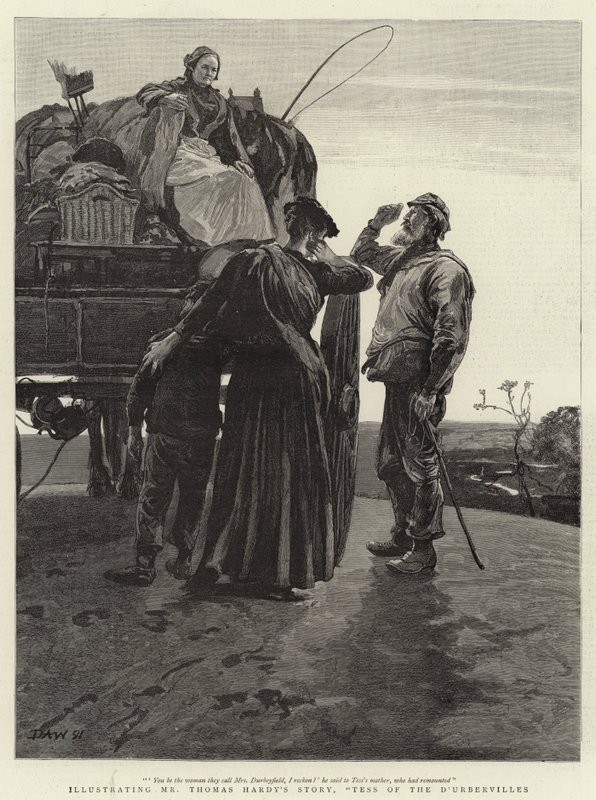 تيس من كوت urbervilles بواسطة Hubert von Herkomer