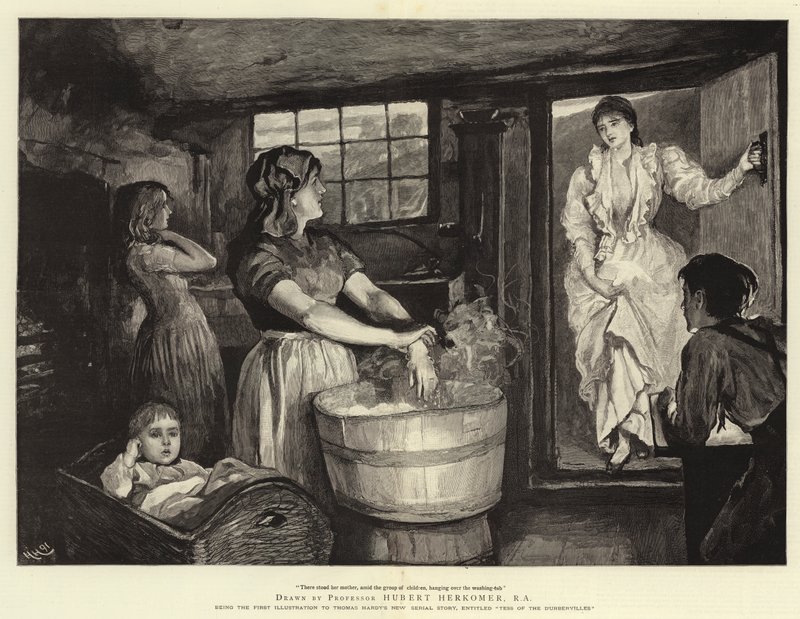 تيس من كوت urbervilles بواسطة Hubert von Herkomer