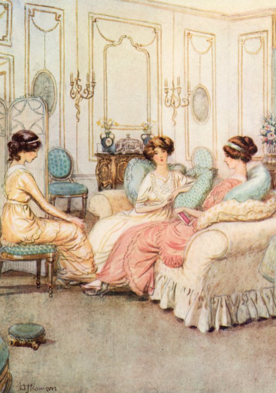 رسم توضيحي لـ JM Barries The Crichton الرائع بواسطة هيو طومسون