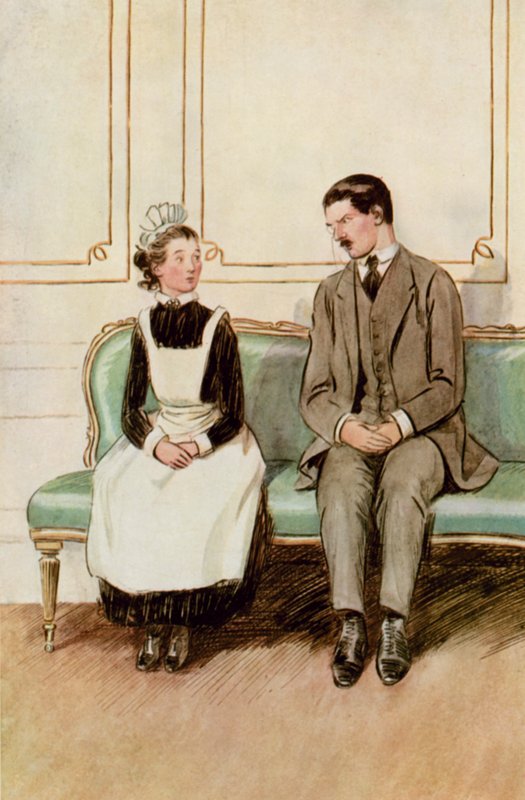 رسم توضيحي لـ JM Barries The Crichton الرائع بواسطة هيو طومسون