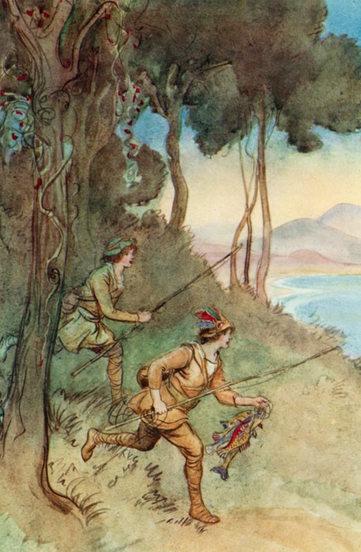 رسم توضيحي لـ JM Barries The Crichton الرائع بواسطة هيو طومسون
