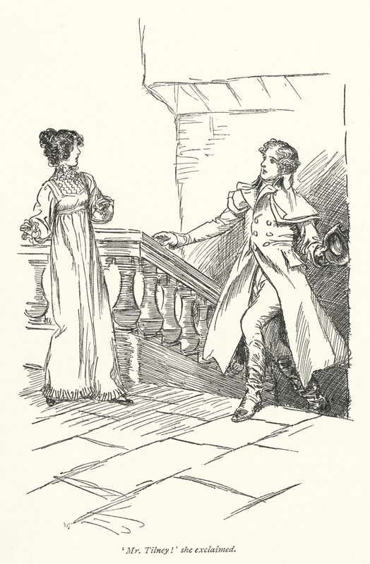 رسم توضيحي لـ Northanger Abbey بواسطة Jane Austen (litho) بواسطة هيو طومسون