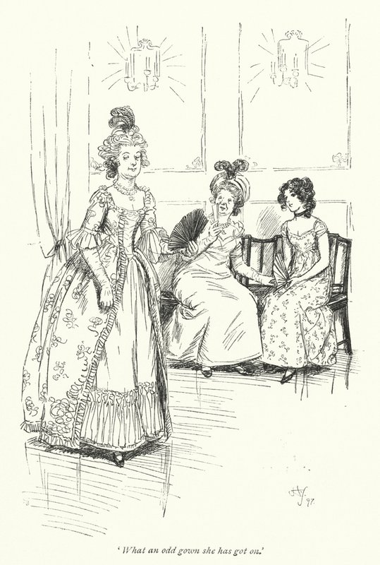 رسم توضيحي لـ Northanger Abbey بواسطة Jane Austen (litho) بواسطة هيو طومسون