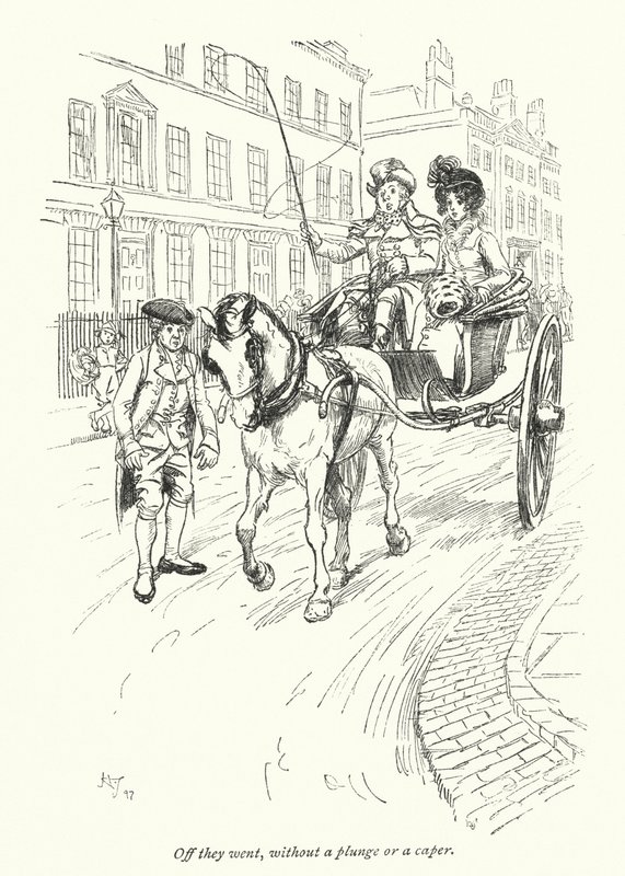 رسم توضيحي لـ Northanger Abbey بواسطة Jane Austen (litho) بواسطة هيو طومسون