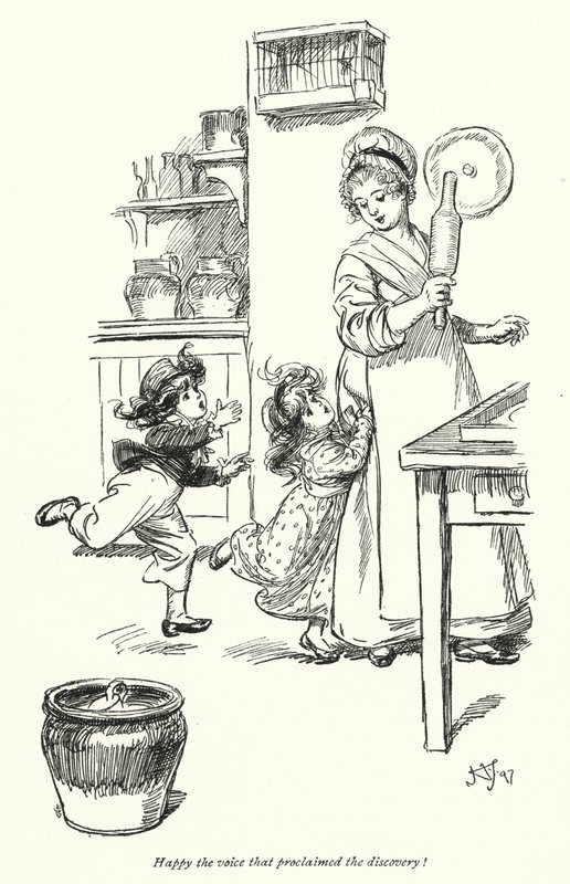 رسم توضيحي لـ Northanger Abbey بواسطة Jane Austen (litho) بواسطة هيو طومسون