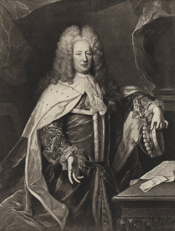 هنري سانت جون ، Viscount Bolingbroke بواسطة Hyacinthe Rigaud