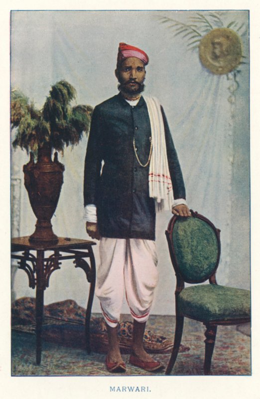Indian Natives: Marwari (coloured photo) بواسطة مصور هندي
