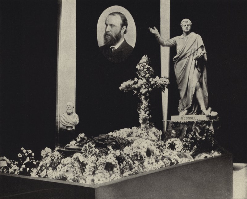Parnell Lying in State, Dublin (b/w photo) بواسطة مصور ايرلندي