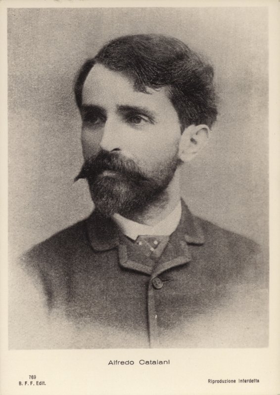 ألفريدو كاتالاني ، ملحن أوبرا إيطالي (1854-1893) بواسطة مصور إيطالي