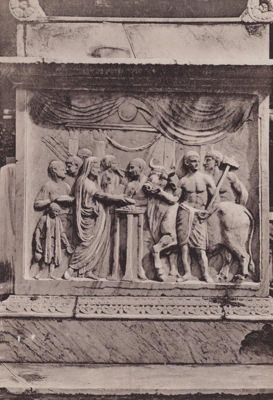 Ara Del Tempio Di Mercurio Di Vespasiano, Altar of Mercur