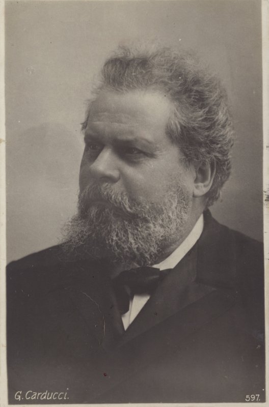 Giosue Carducci (1835-1907) ، الشاعر الإيطالي الحائز على جائزة نوبل بواسطة مصور إيطالي