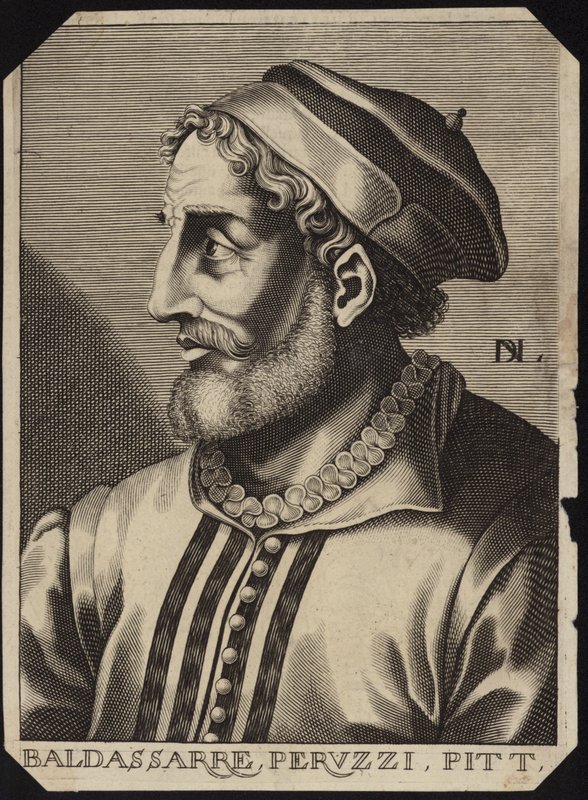 Baldassare Tommaso Peruzzi بواسطة المدرسة الايطالية