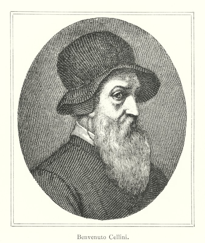 Benvenuto Cellini (نقش) بواسطة المدرسة الايطالية