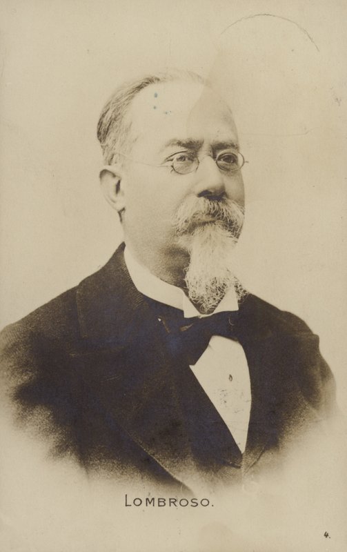 سيزار لومبروزو (1835-1909) ، طبيب إيطالي وعلم الجريمة بواسطة المدرسة الايطالية