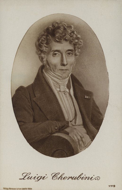 لويجي شيروبيني ، مؤلف موسيقي إيطالي (1760-1842) بواسطة المدرسة الايطالية