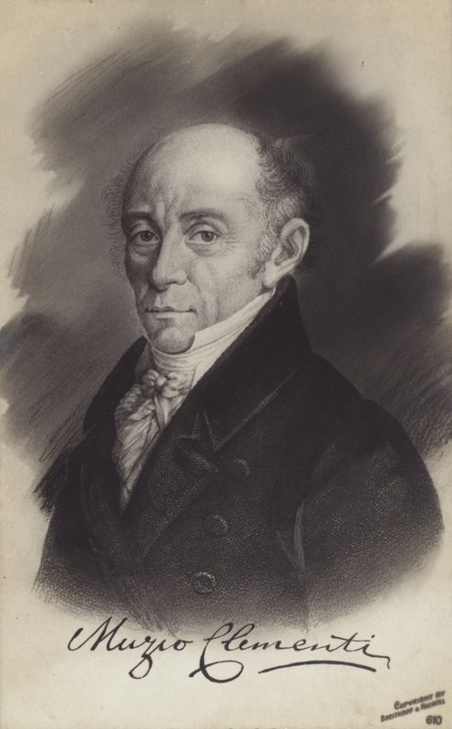 مورزو كليمنتي ، ملحن إيطالي ، عازف بيانو ، موصل ، ناشر موسيقى وصانع بيانو (1752-1832) بواسطة المدرسة الايطالية