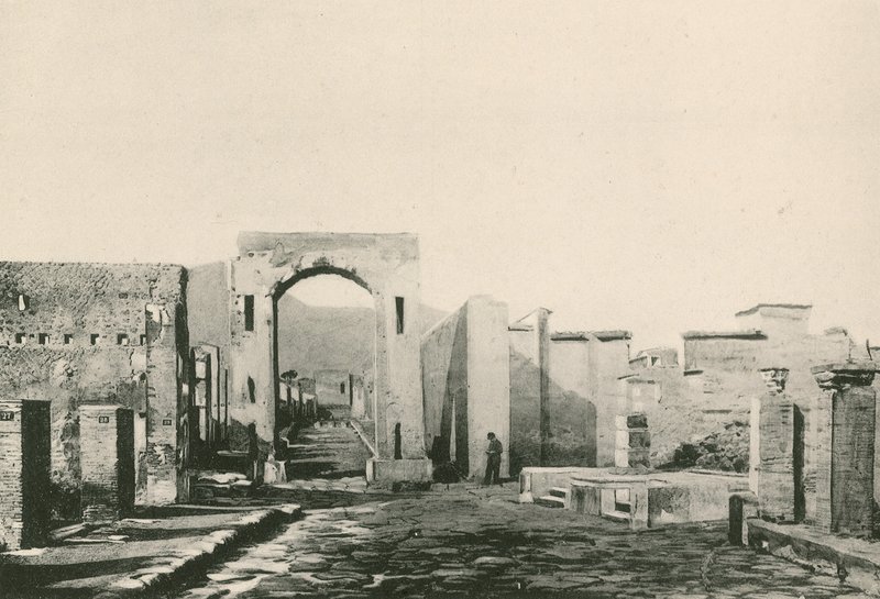 قوس كاليجولا كما هو (الحفر) بواسطة المدرسة الايطالية