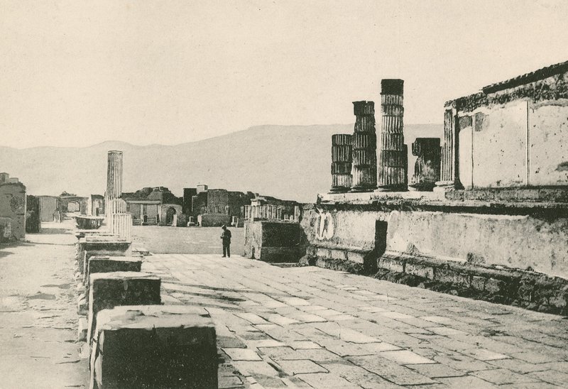 المنتدى المدني كما هو (الحفر) بواسطة المدرسة الايطالية