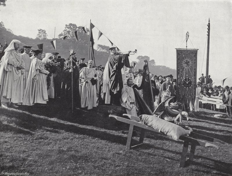 الويلزية Eisteddfod ، افتتاح Gorsedd بواسطة ج. بنيامين ستون