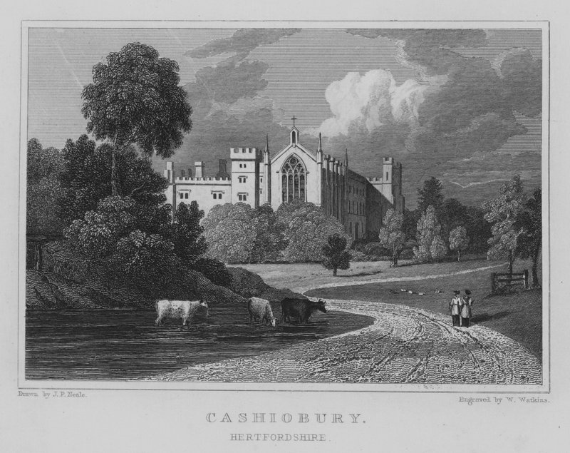 Cashiobury ، هيرتفوردشاير (نقش) بواسطة جون بريستون نيل