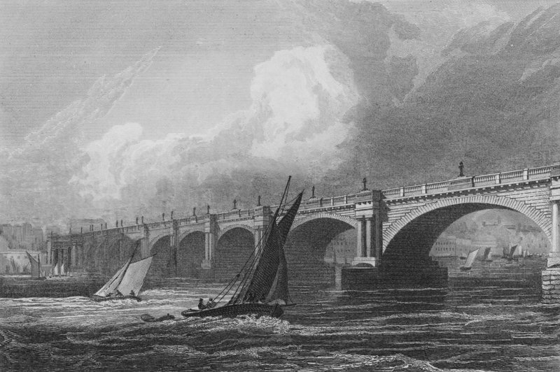 Strand Bridge, London (engraving) بواسطة جون بريستون نيل