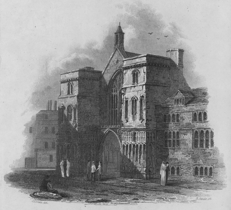 Westminster Hall (engraving) بواسطة جون بريستون نيل