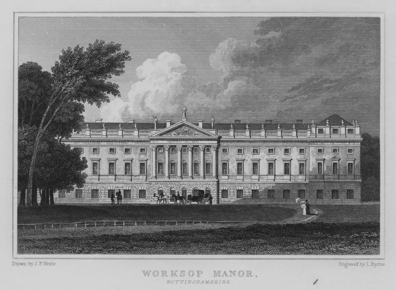 Worksop Manor ، نوتنغهامشاير (نقش) بواسطة جون بريستون نيل