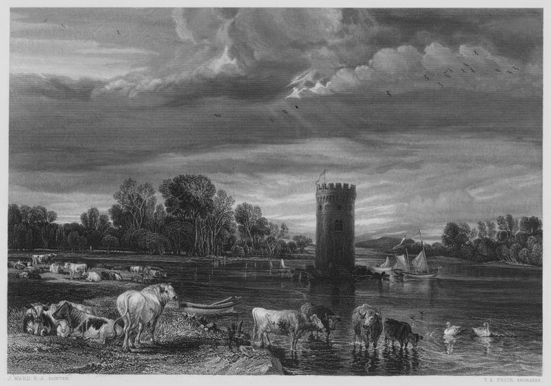 De Tabley Park ، من الصورة في معرض Vernon بواسطة جيمس بعد وارد