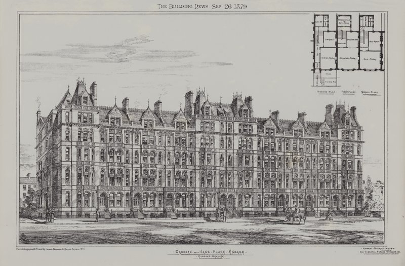 Cadogan Terrace ، Cadogan and Hans Place Estate ، Chelsea ، 1879 بواسطة جيمس أكرمان
