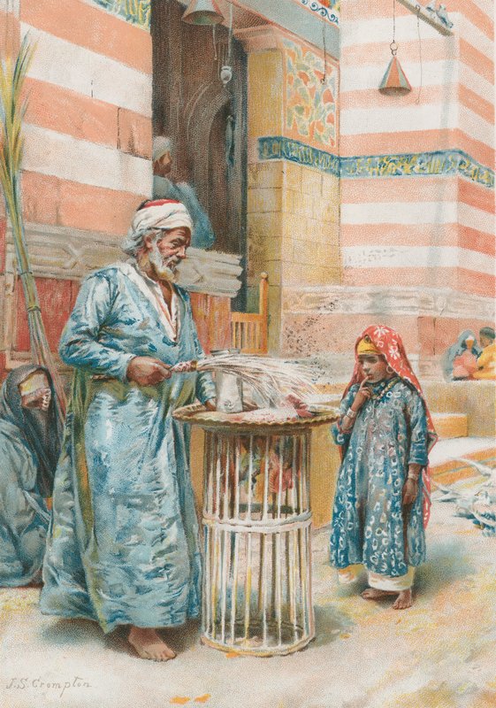 بائع الحلوى (chromolitho) بواسطة جيمس شو كرومبتون