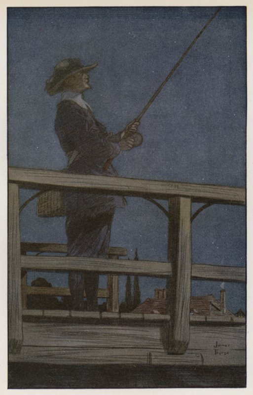 رسم توضيحي لـ The Compleat Angler بواسطة إيزاك والتون بواسطة جيمس ثورب
