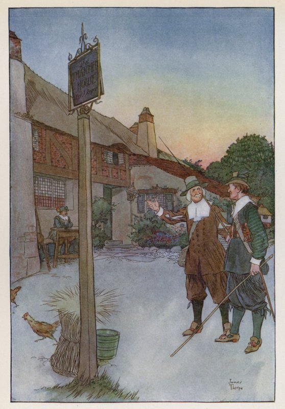 رسم توضيحي لـ The Compleat Angler بواسطة إيزاك والتون بواسطة جيمس ثورب