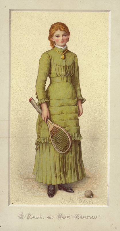عيد ميلاد سلمي وسعيد (chromolitho) بواسطة جين م. ديلي