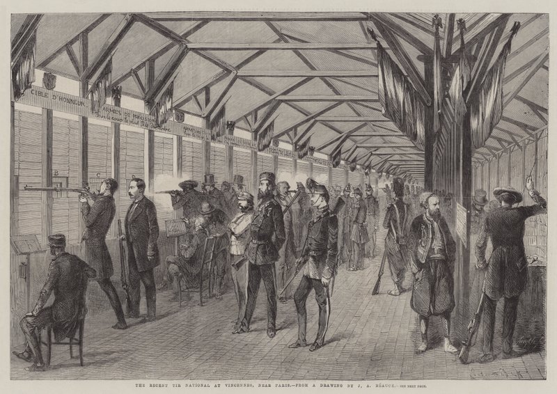 The Tir National at Vincennes بالقرب من باريس بواسطة جان أدولف بوس