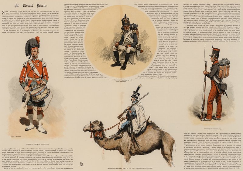 M Edouard Detaille (chromolitho) بواسطة جان بابتيست إدوارد التفاصيل
