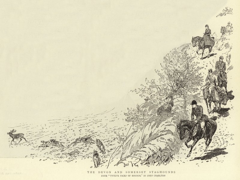 The Devon و Somerset Staghounds بواسطة جون تشارلتون