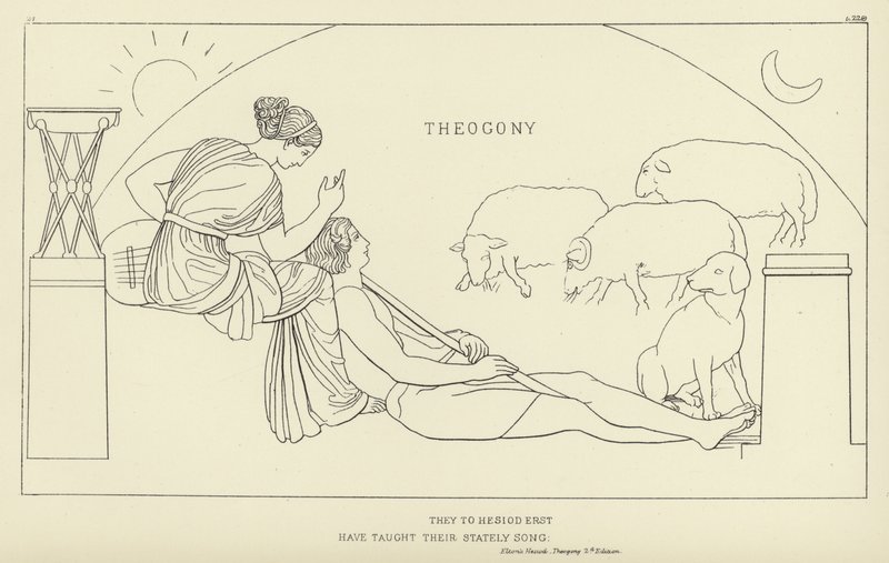 Theogony بواسطة جون فلاكسمان
