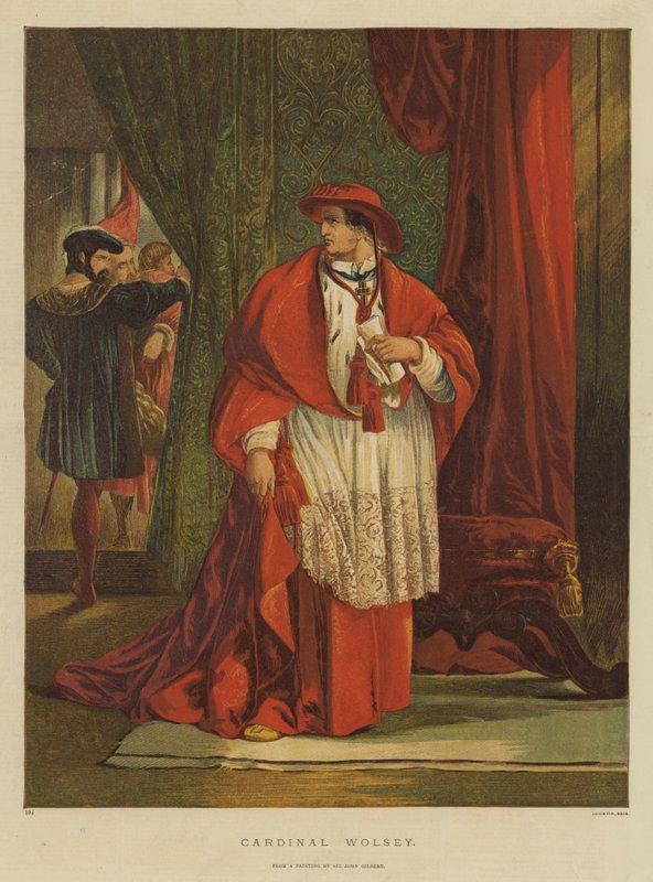 الكاردينال Wolsey (chromolitho) بواسطة جون جيلبرت